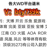 啊力WD平台能退一部分bty739k